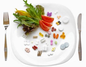 integratoei alimentari nel piatto